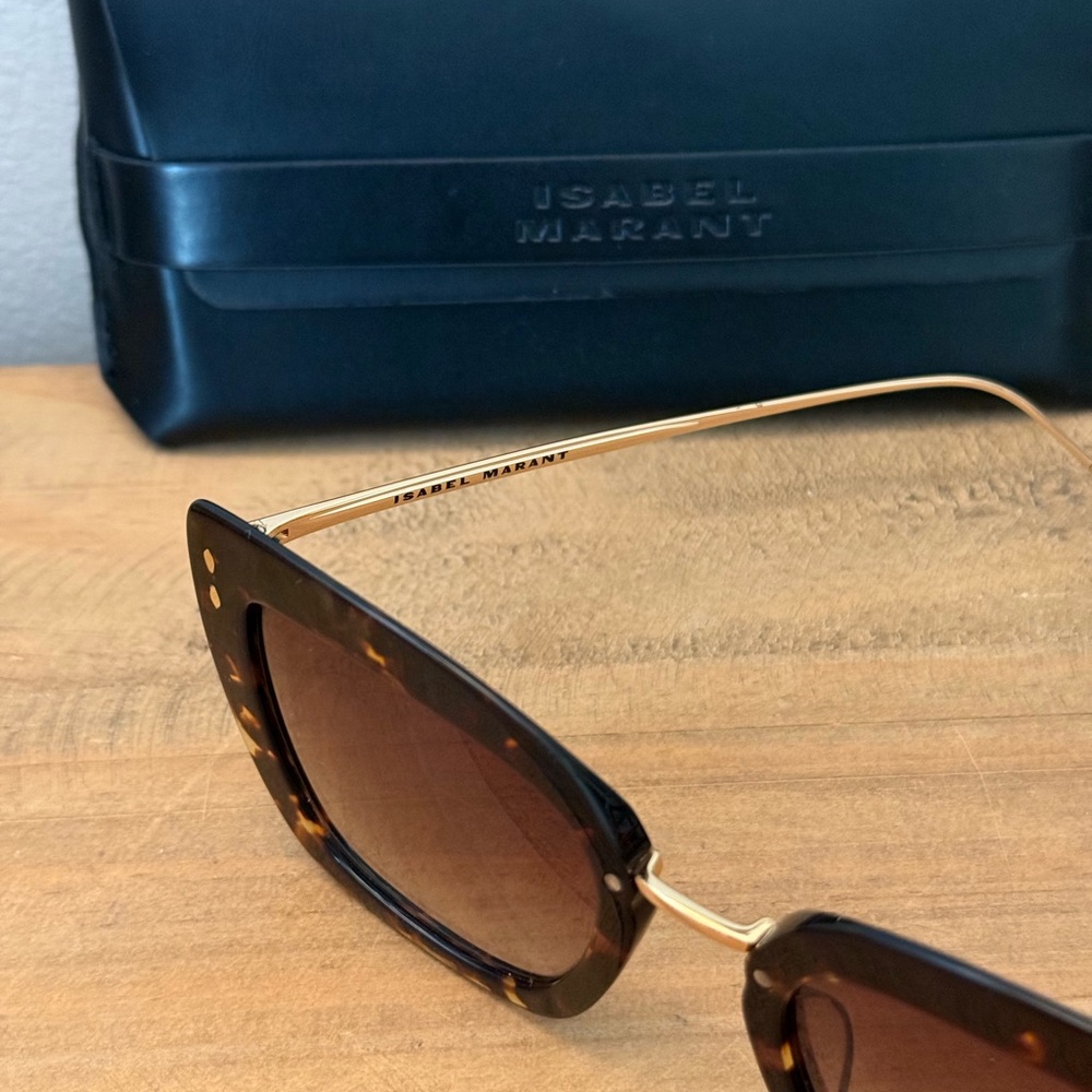 Isabel Marant Women’s Brown Rectangular Glasses - image 2